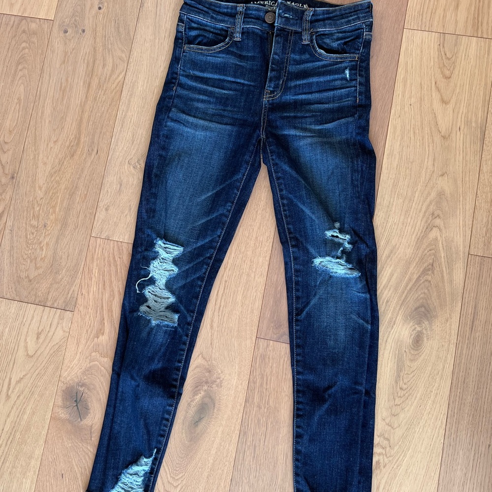 American eagle low rise denim